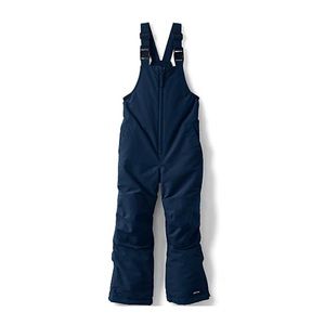 EUC Lands End brand kids Squall bib-style snow pants, size 7 CHILDREN’S.
